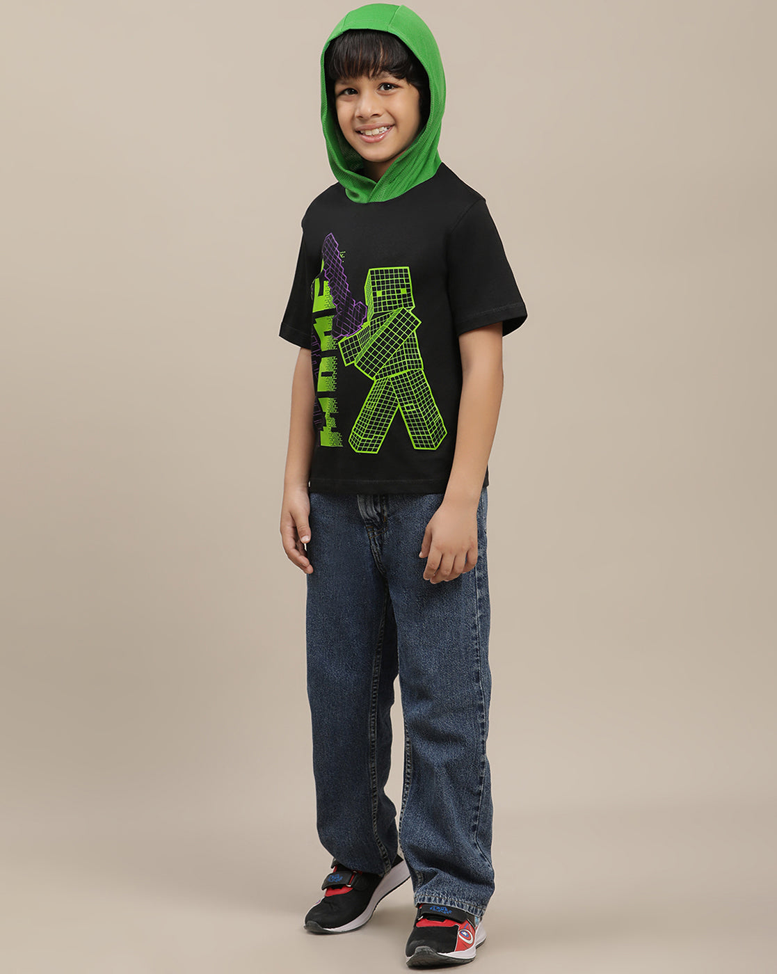 Minecraft Regular Fit Tshirt For Boys