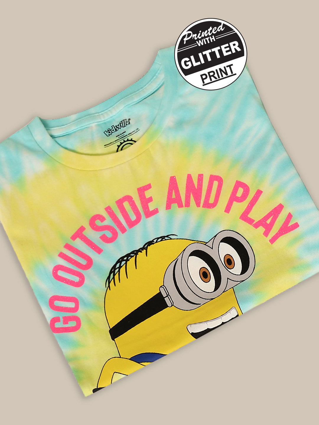 Minions Regular Fit Tshirt For Girls