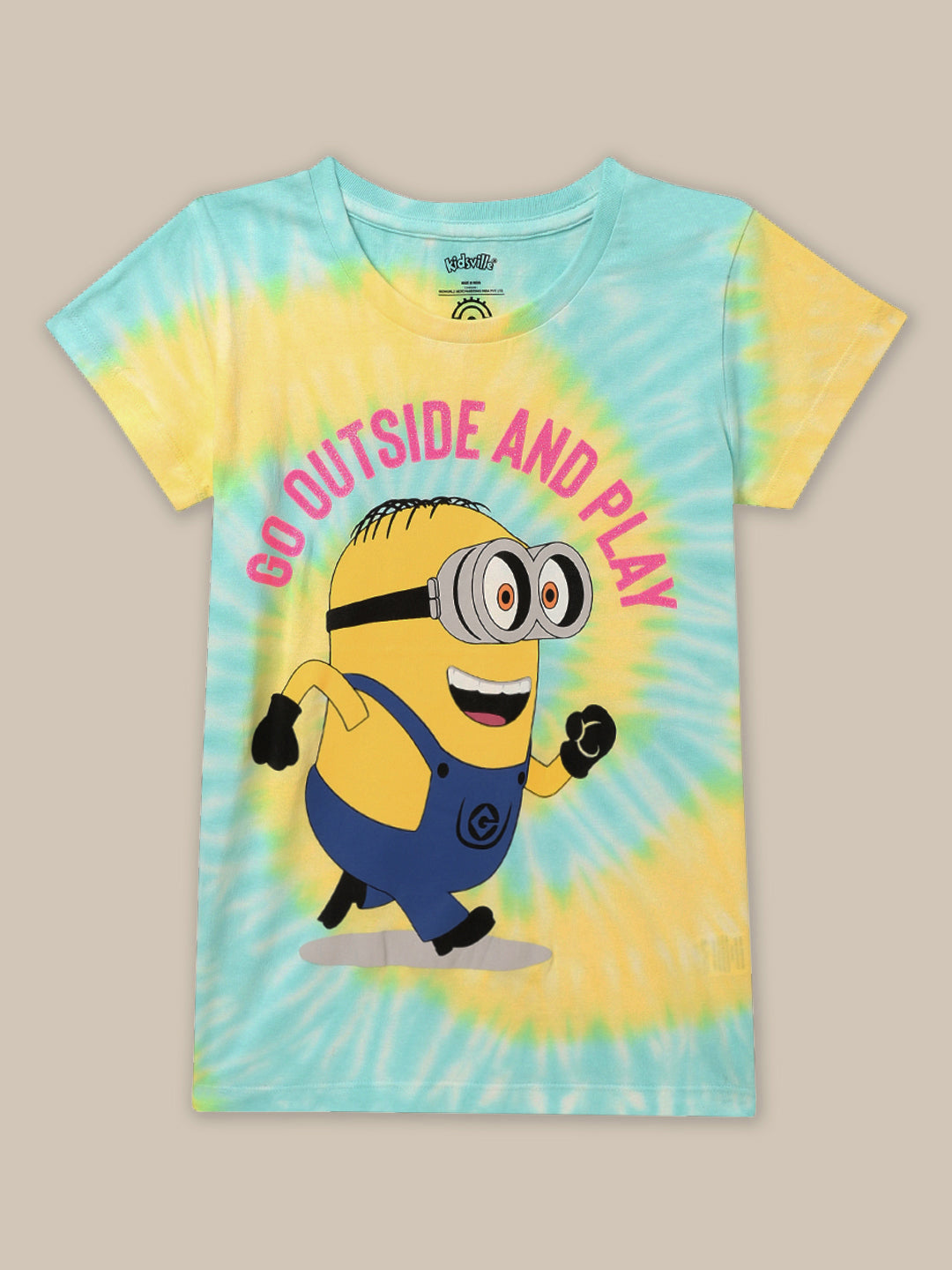 Minions Regular Fit Tshirt For Girls