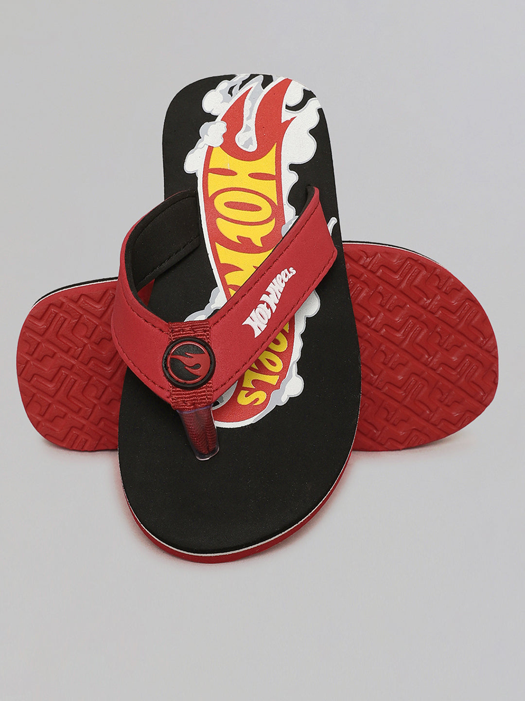 Hot Wheels Black Flip Flops For Kids Boys Kidsville