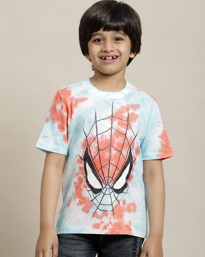 Spiderman Regular Fit Tshirt For Boys