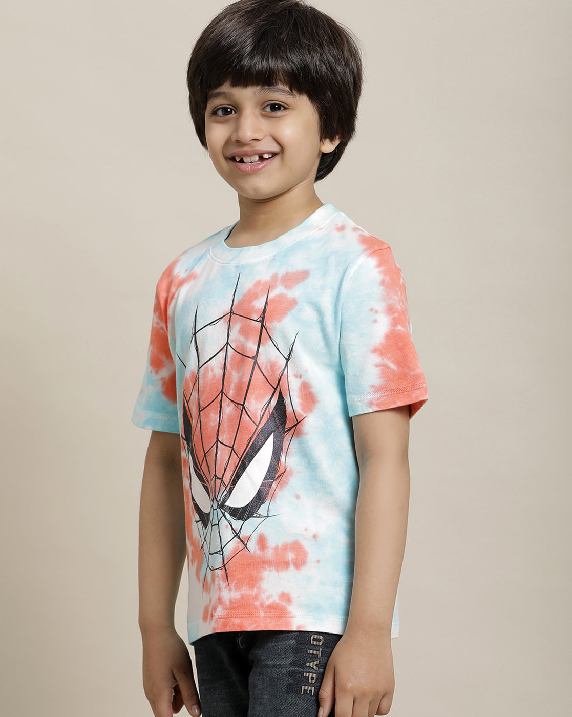 Spiderman Regular Fit Tshirt For Boys