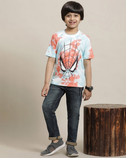 Spiderman Regular Fit Tshirt For Boys