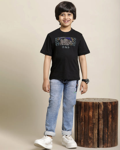 Naruto Regular Fit Tshirt For Boys