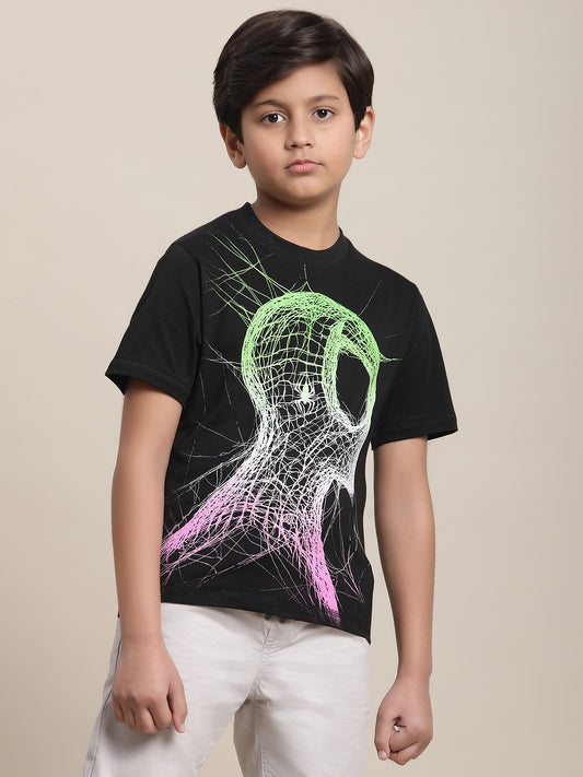 Spiderman Regular Fit Tshirt For Boys