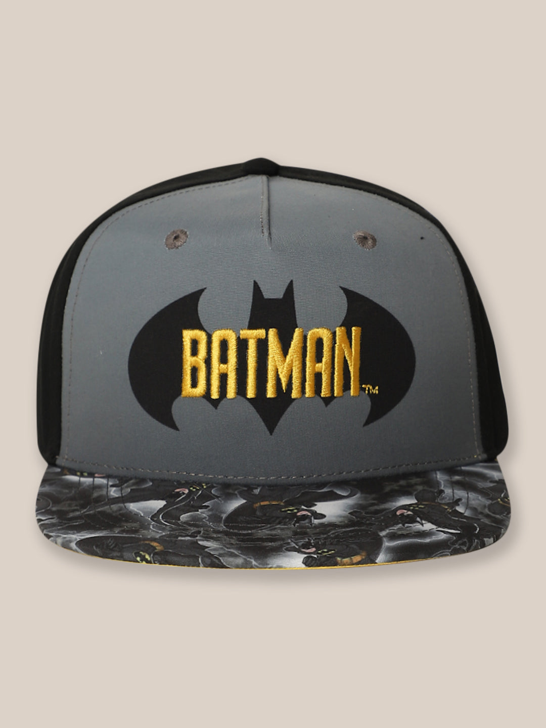 Kids Boys Batman Grey/Black Caps