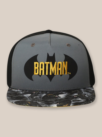 Kids Boys Batman Grey/Black Caps