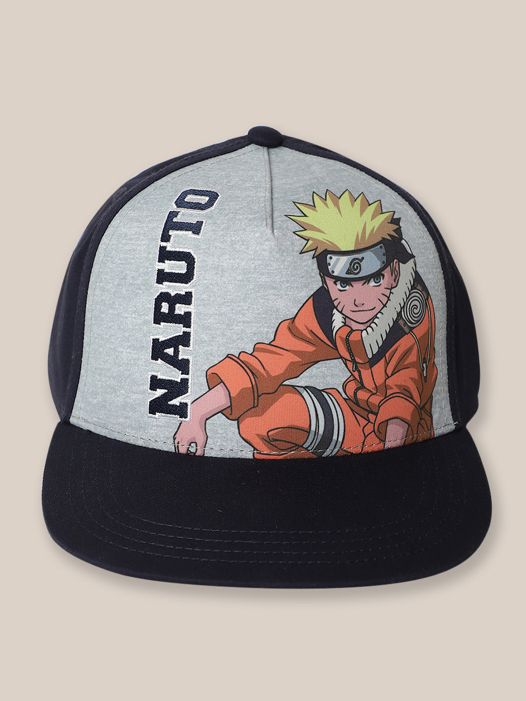 Naruto Grey/Navy Caps For Kids Boys