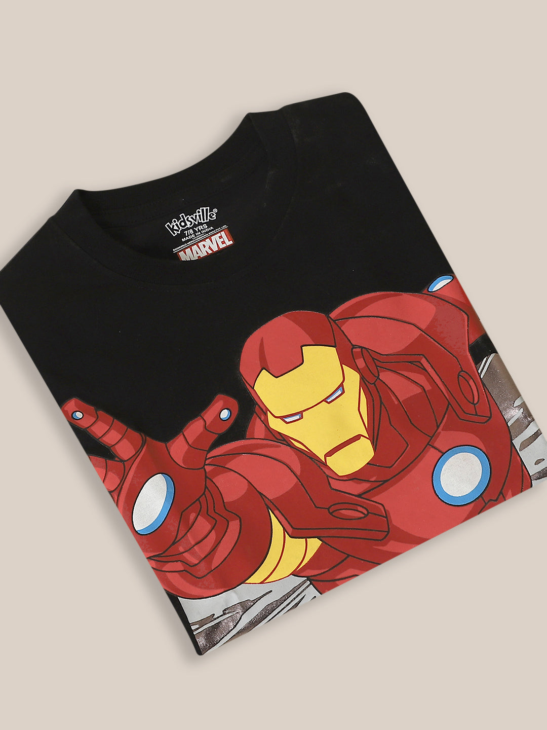 Iron Man Regular Fit Tshirt For Boys