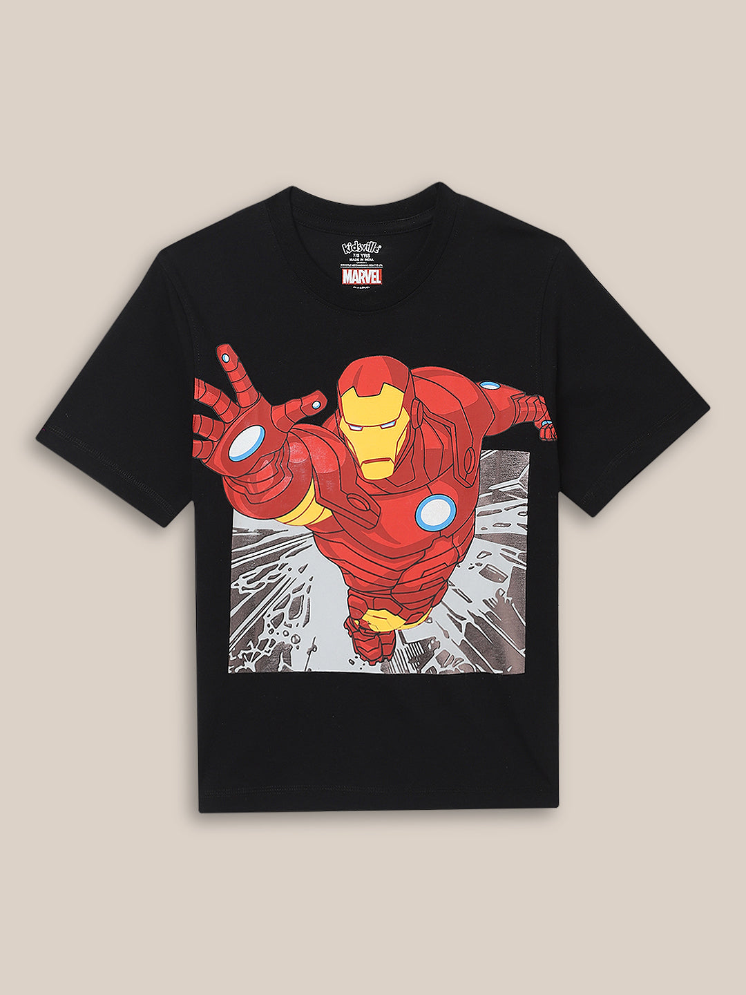 Iron Man Regular Fit Tshirt For Boys