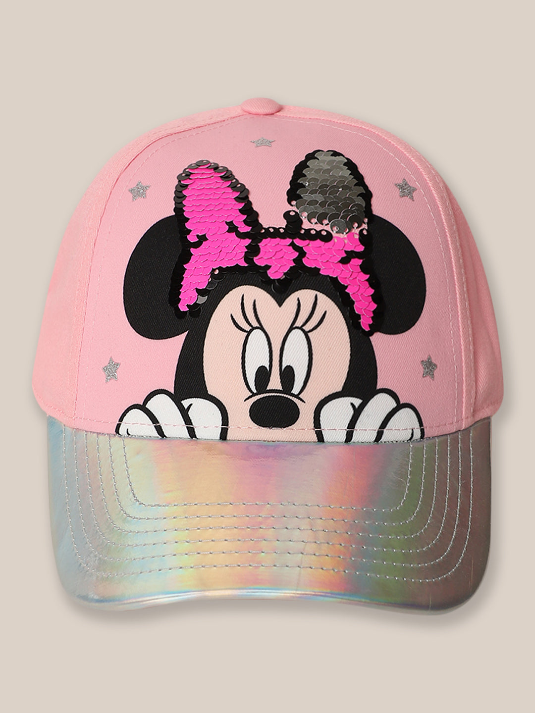 Kids Girls Mickey & Friends Pink Caps