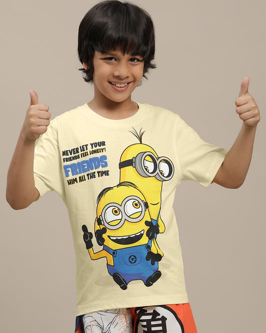 Minions Regular Fit Tshirt For Boys