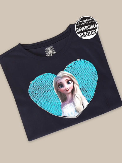 Frozen Boxy Fit Tshirt For Girls