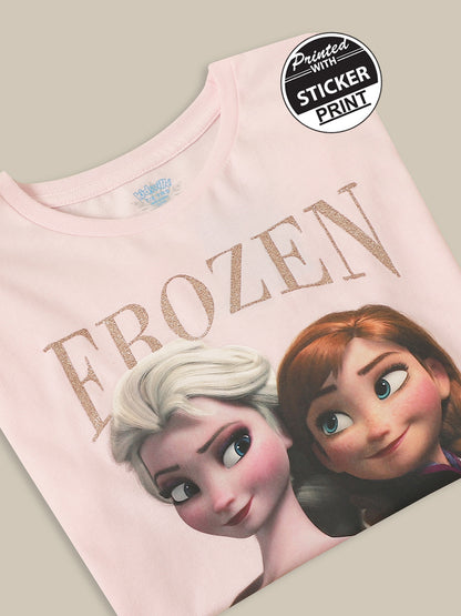 Frozen Regular Fit Tshirt For Girls