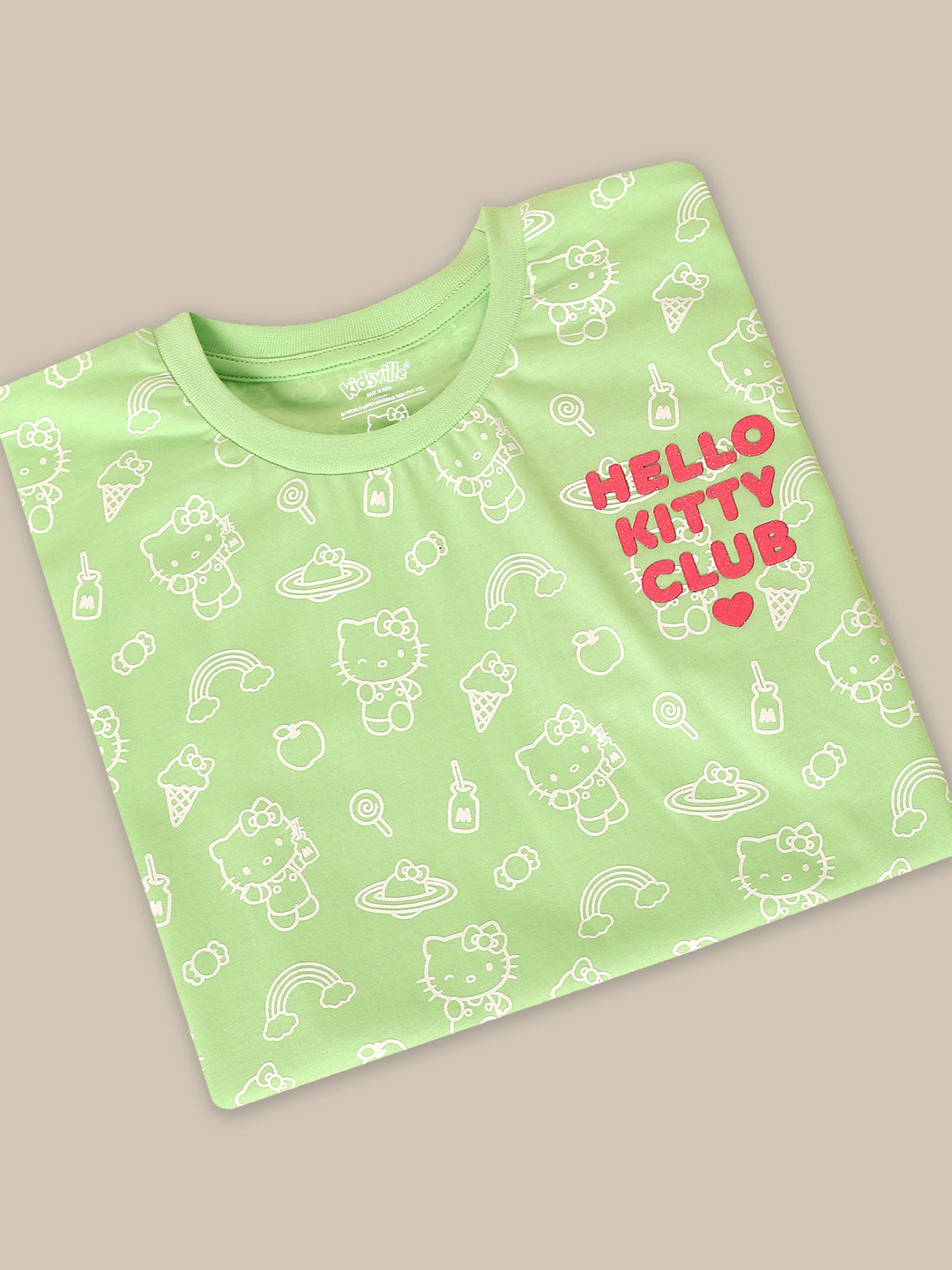 Hello Kitty Relaxed Fit Tshirt For Girls