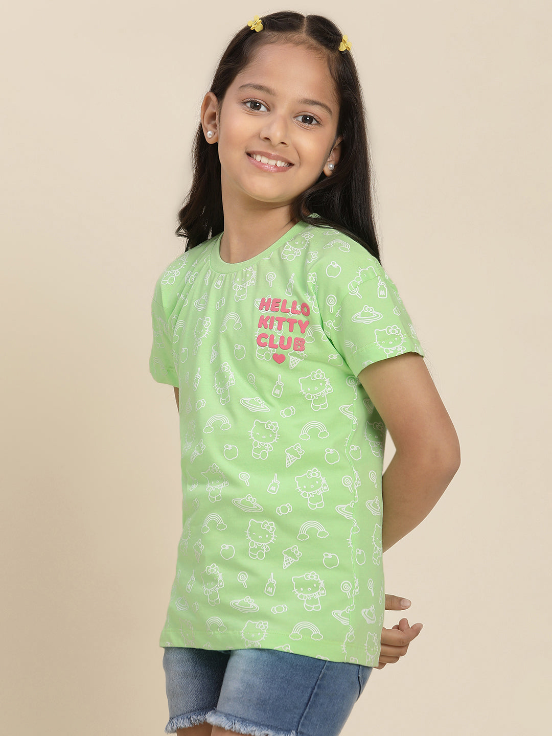 Hello Kitty Relaxed Fit Tshirt For Girls