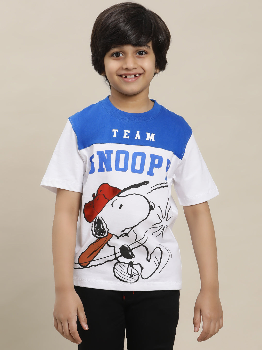 Peanuts Regular Fit Tshirt For Boys