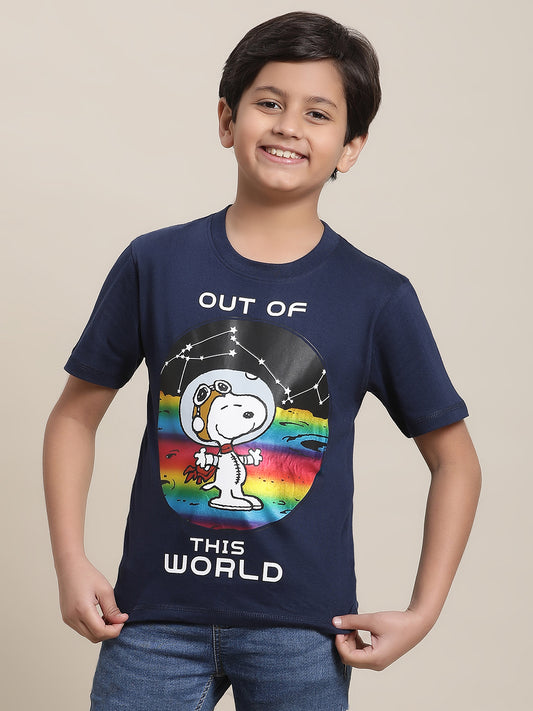 Peanuts Regular Fit Tshirt For Boys