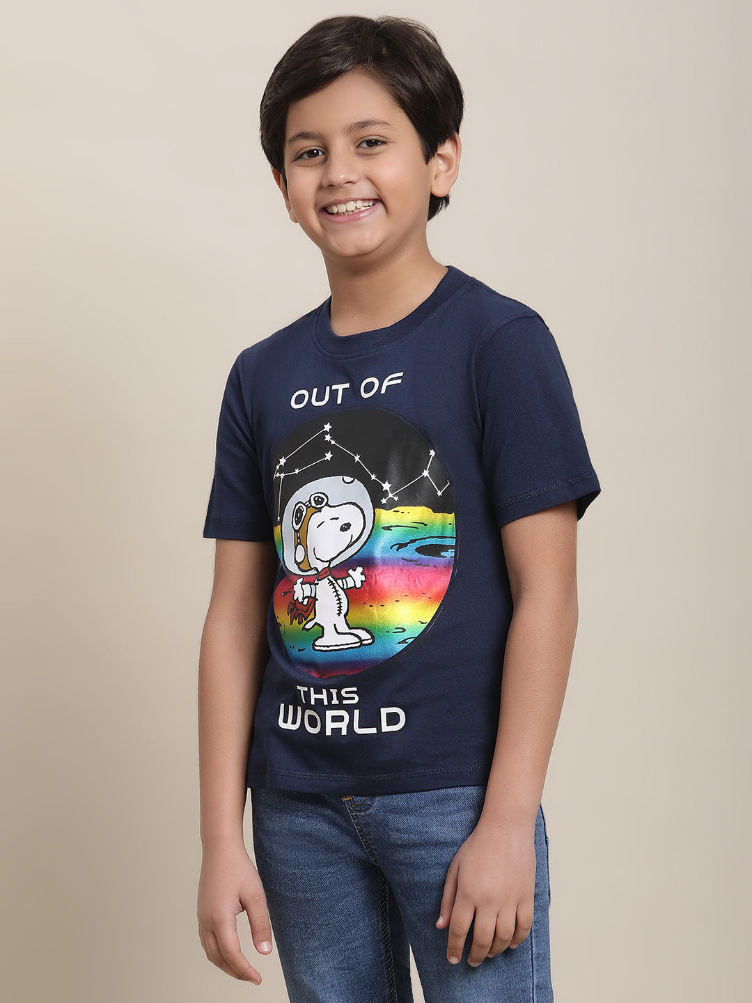 Peanuts Regular Fit Tshirt For Boys