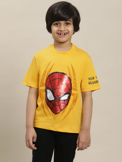 Spiderman Regular Fit Tshirt For Boys