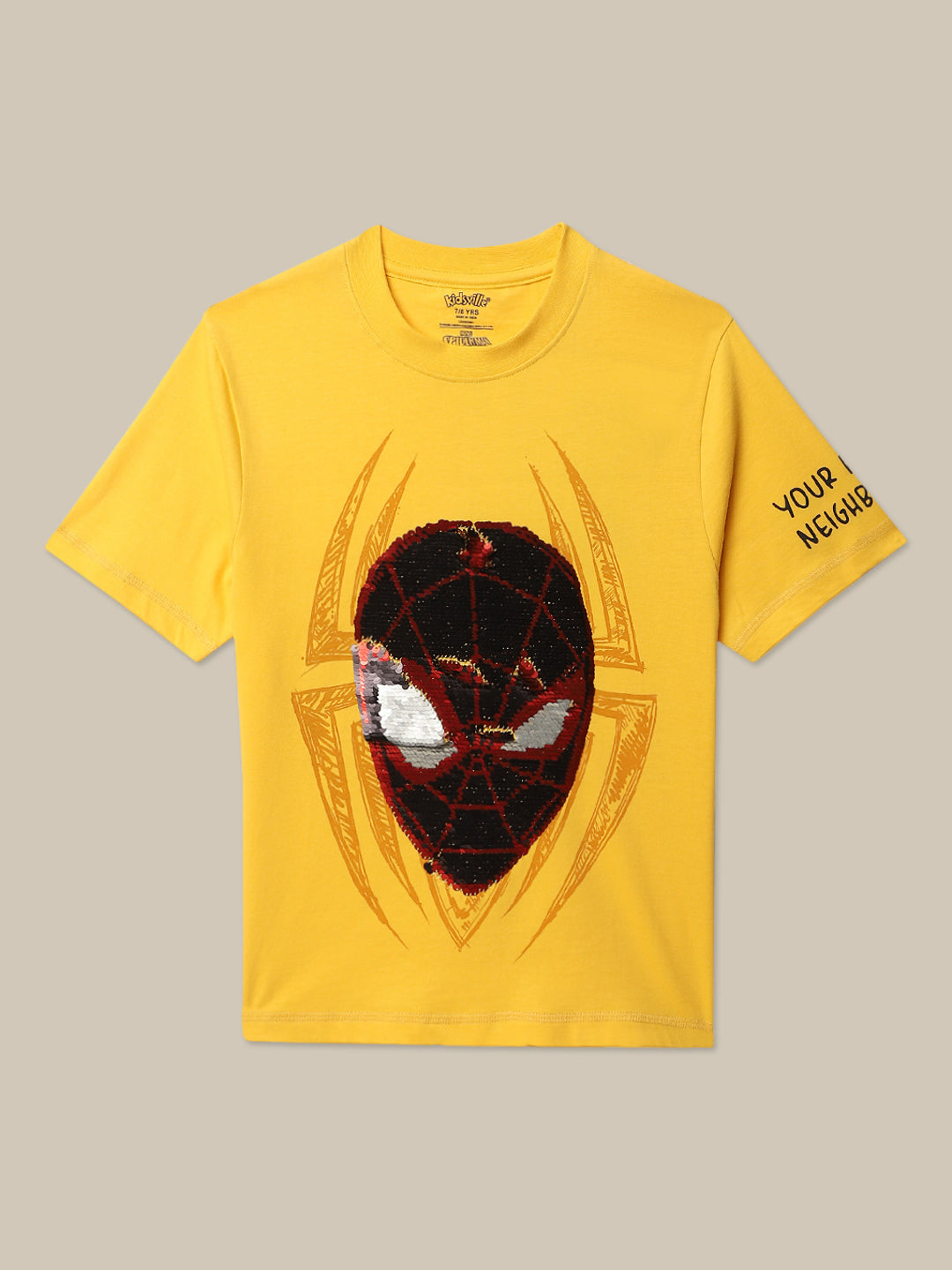 Spiderman Regular Fit Tshirt For Boys