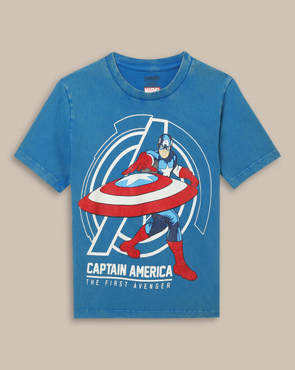 Captain America Regular Fit Tshirt For Boys