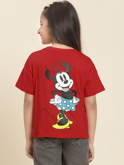 Mickey & Friends Regular Fit Tshirt For Girls