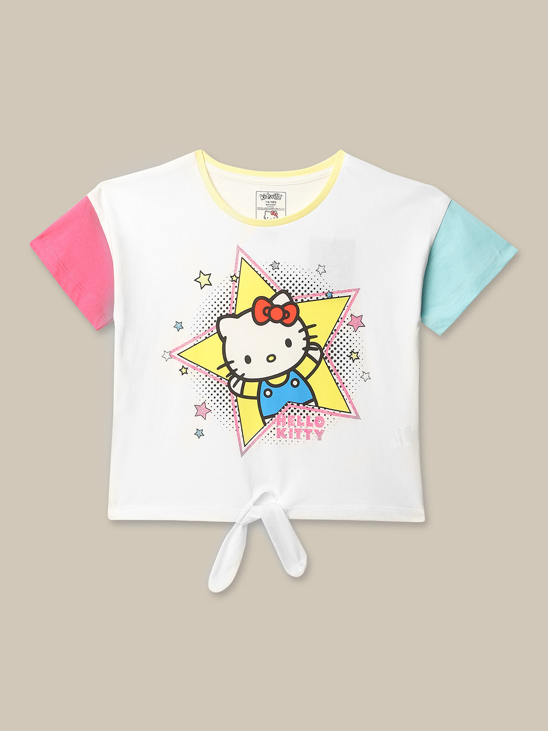 Hello Kitty Regular Fit Tshirt For Girls