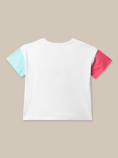 Hello Kitty Regular Fit Tshirt For Girls