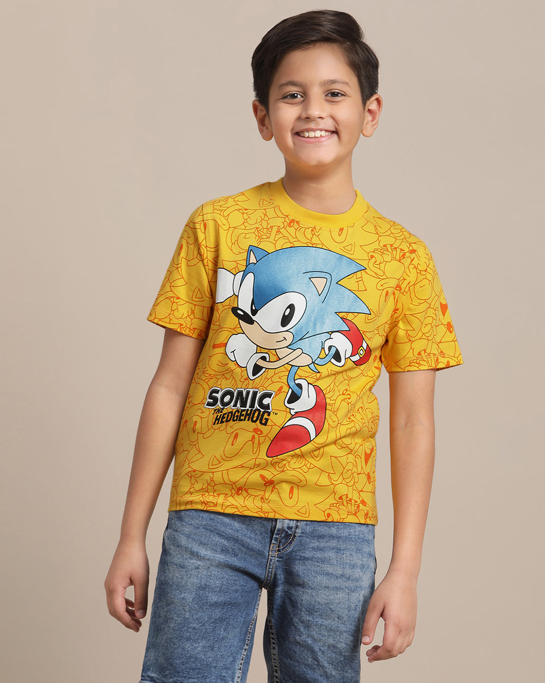 Sonic Classic Regular Fit Tshirt For Boys