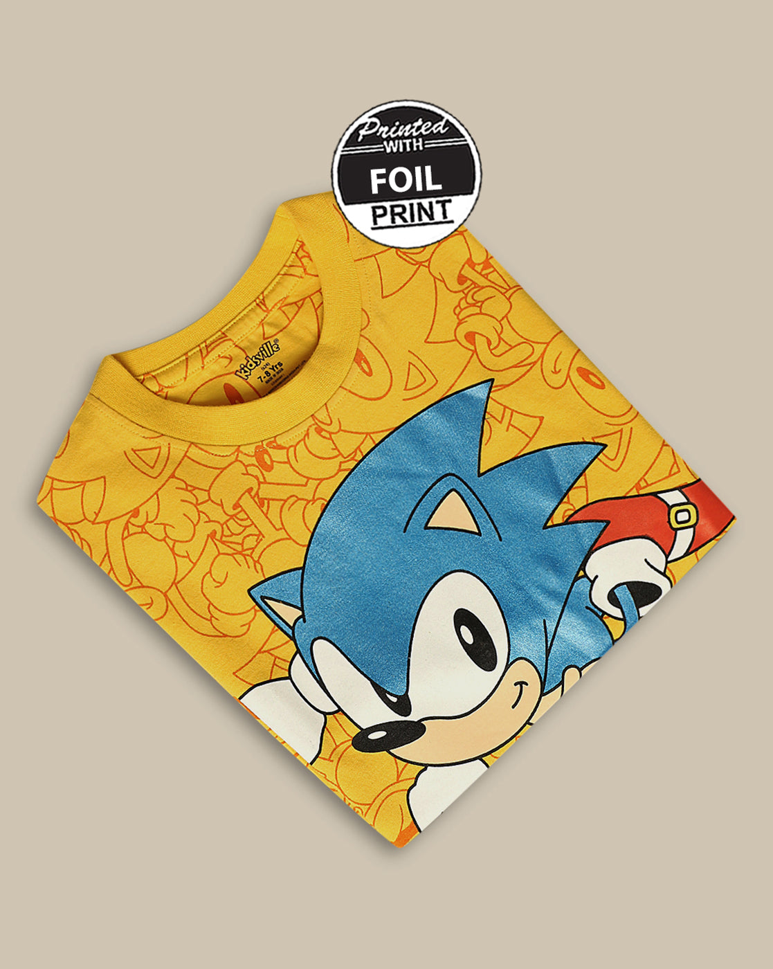 Sonic Classic Regular Fit Tshirt For Boys