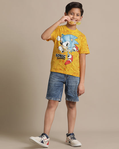 Sonic Classic Regular Fit Tshirt For Boys