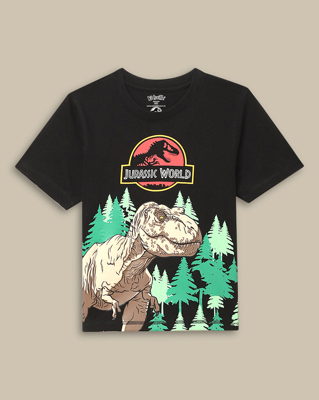 Jurassic World Regular Fit Tshirt For Boys