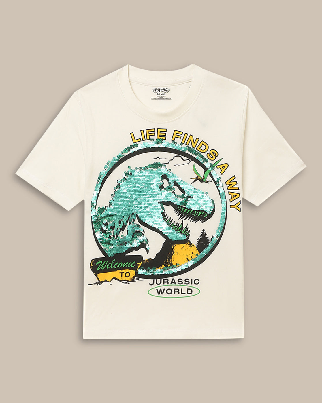 Jurassic World Regular Fit Tshirt For Boys