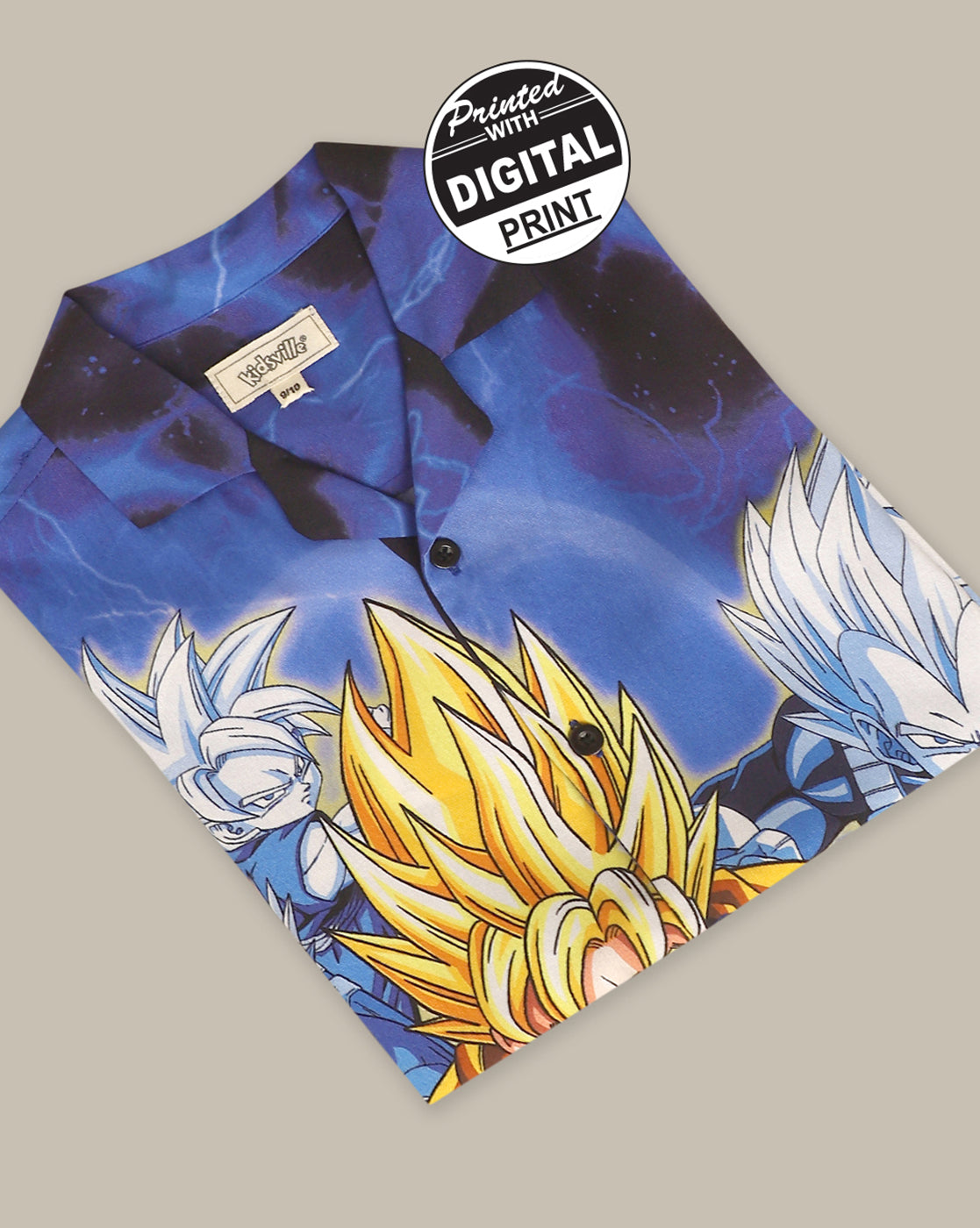 Dragon Ball Z Regular Fit Shirt For Boys