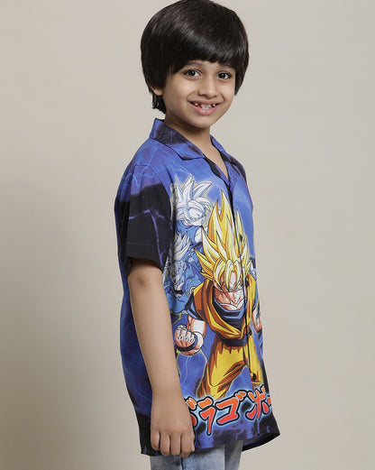 Dragon Ball Z Regular Fit Shirt For Boys