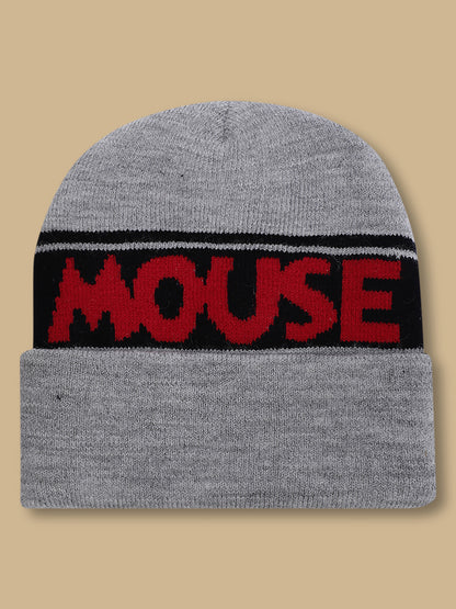 Kids Boys Mickey & Friends Grey Beanies