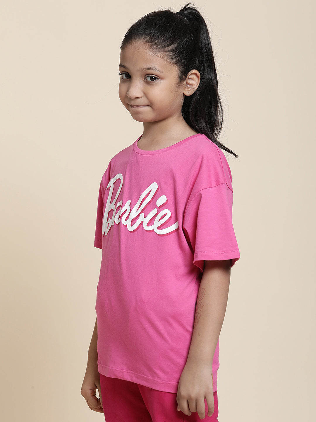 Barbie Relaxed Fit Tshirt For Girls