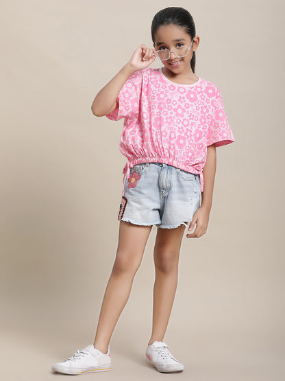 Barbie Boxy Fit Tshirt For Girls