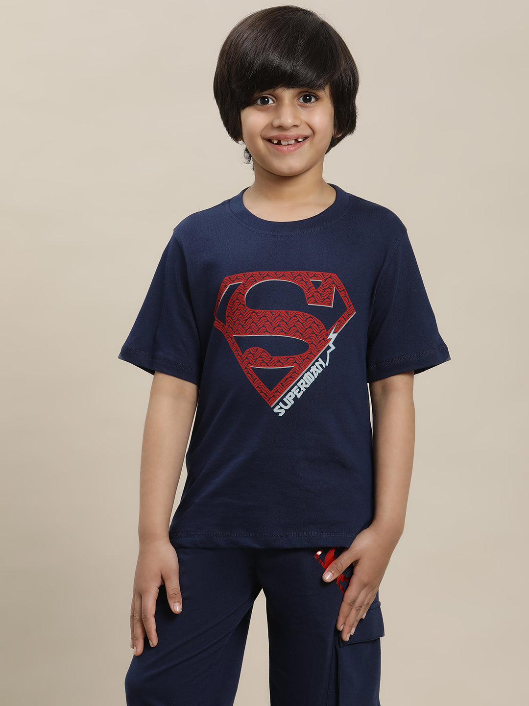 Superman Regular Fit Tshirt For Boys