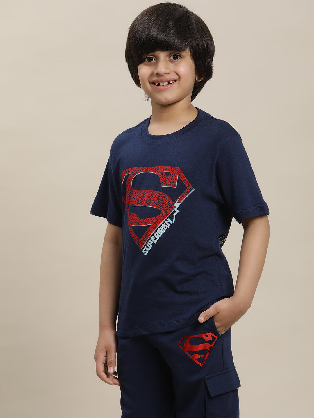 Superman Regular Fit Tshirt For Boys