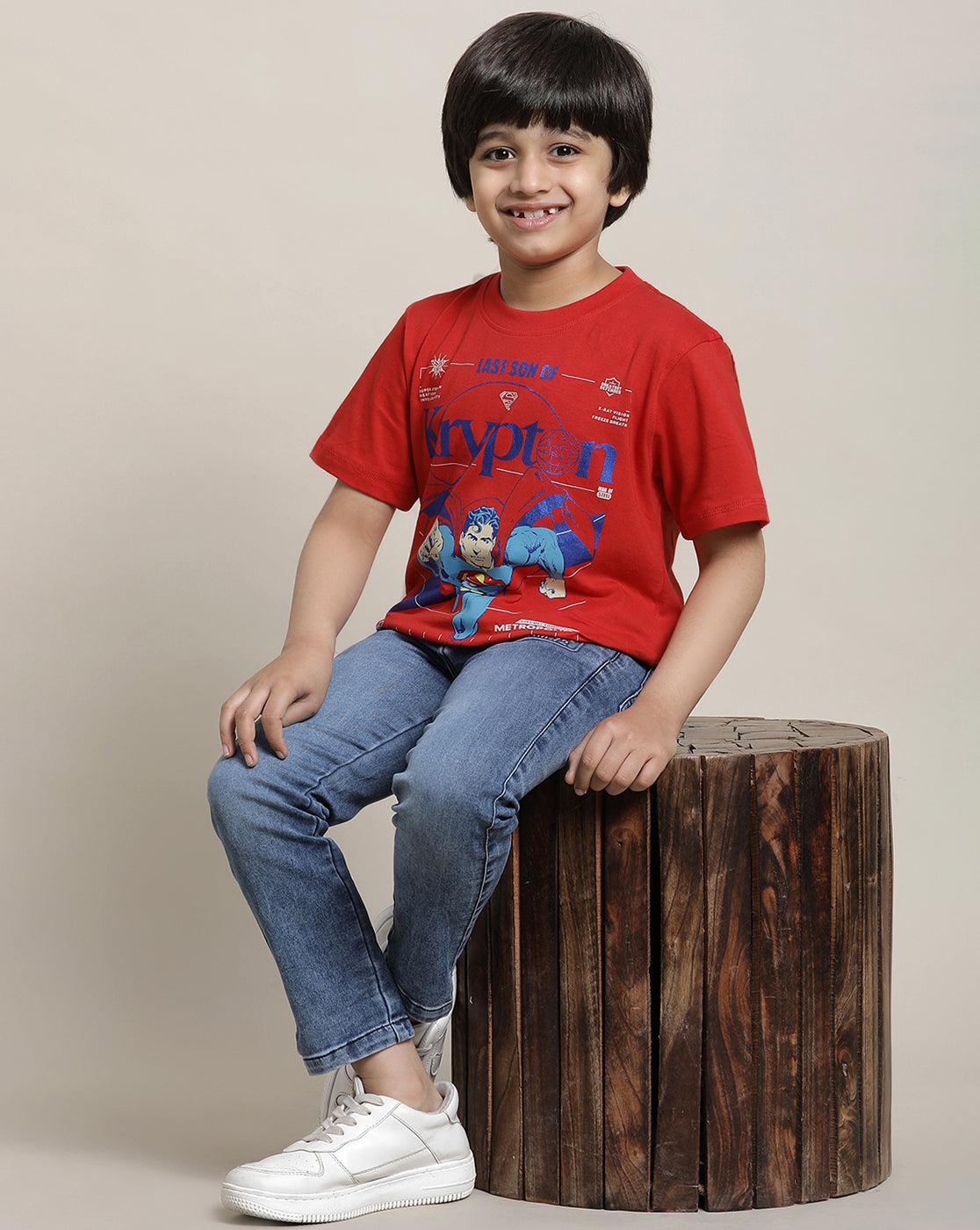 Superman Regular Fit Tshirt For Boys