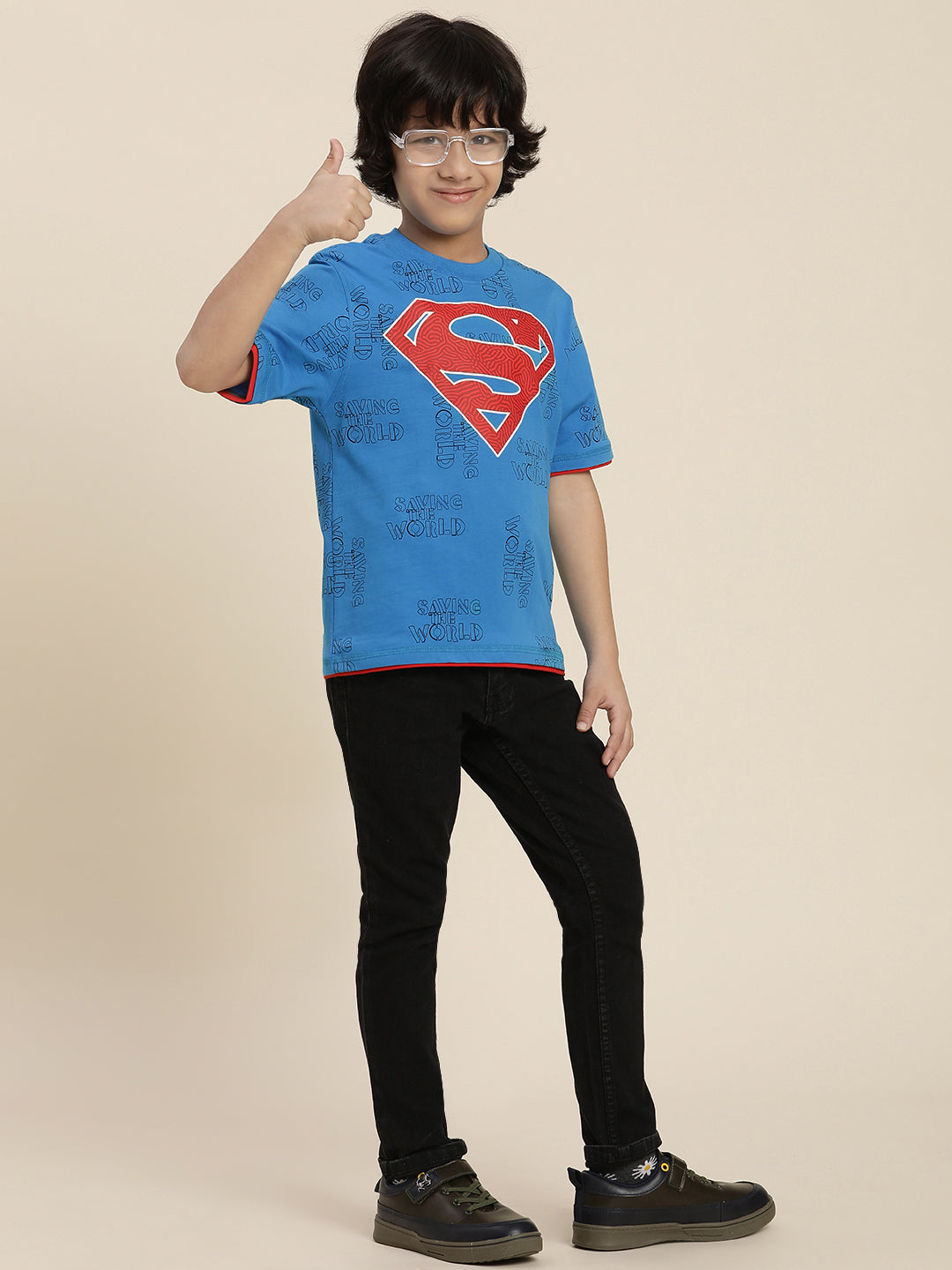 Superman Relaxed Fit Tshirt For Boys