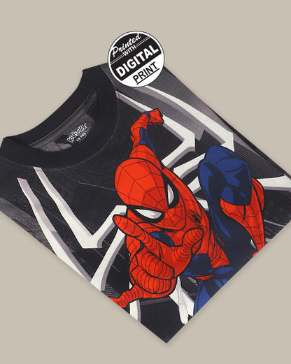 Spiderman Regular Fit Tshirt For Boys