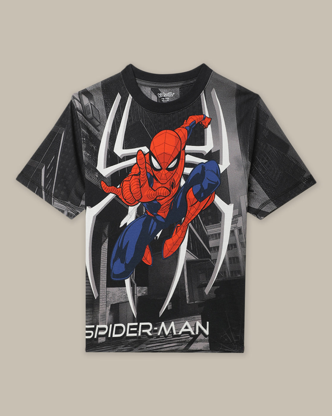 Spiderman Regular Fit Tshirt For Boys