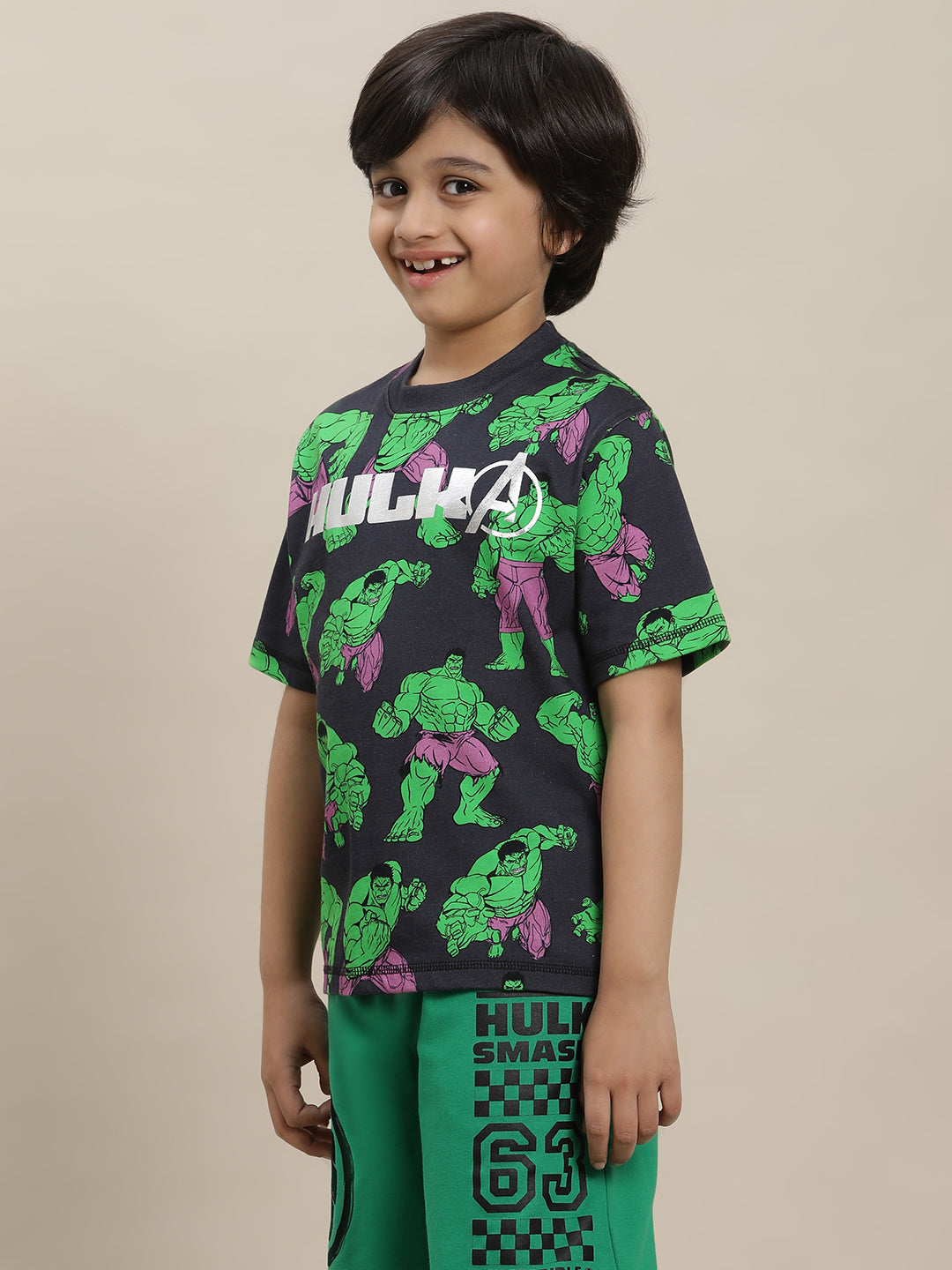 Hulk Regular Fit Tshirt For Boys