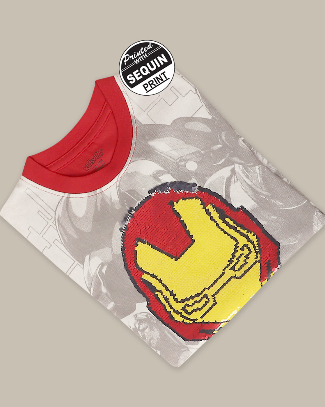 Iron Man Regular Fit Tshirt For Boys