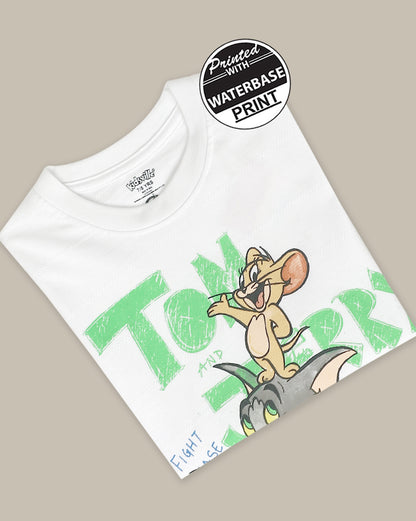 Tom & Jerry Regular Fit Tshirt For Boys