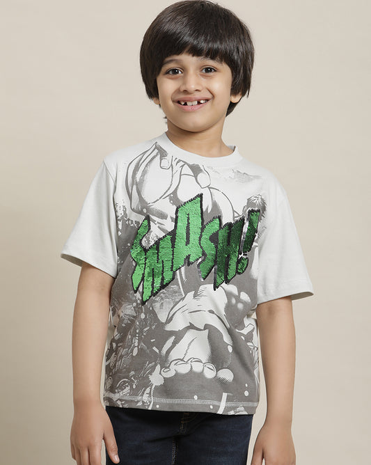 Hulk Regular Fit Tshirt For Boys