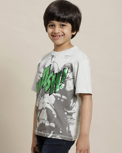 Hulk Regular Fit Tshirt For Boys